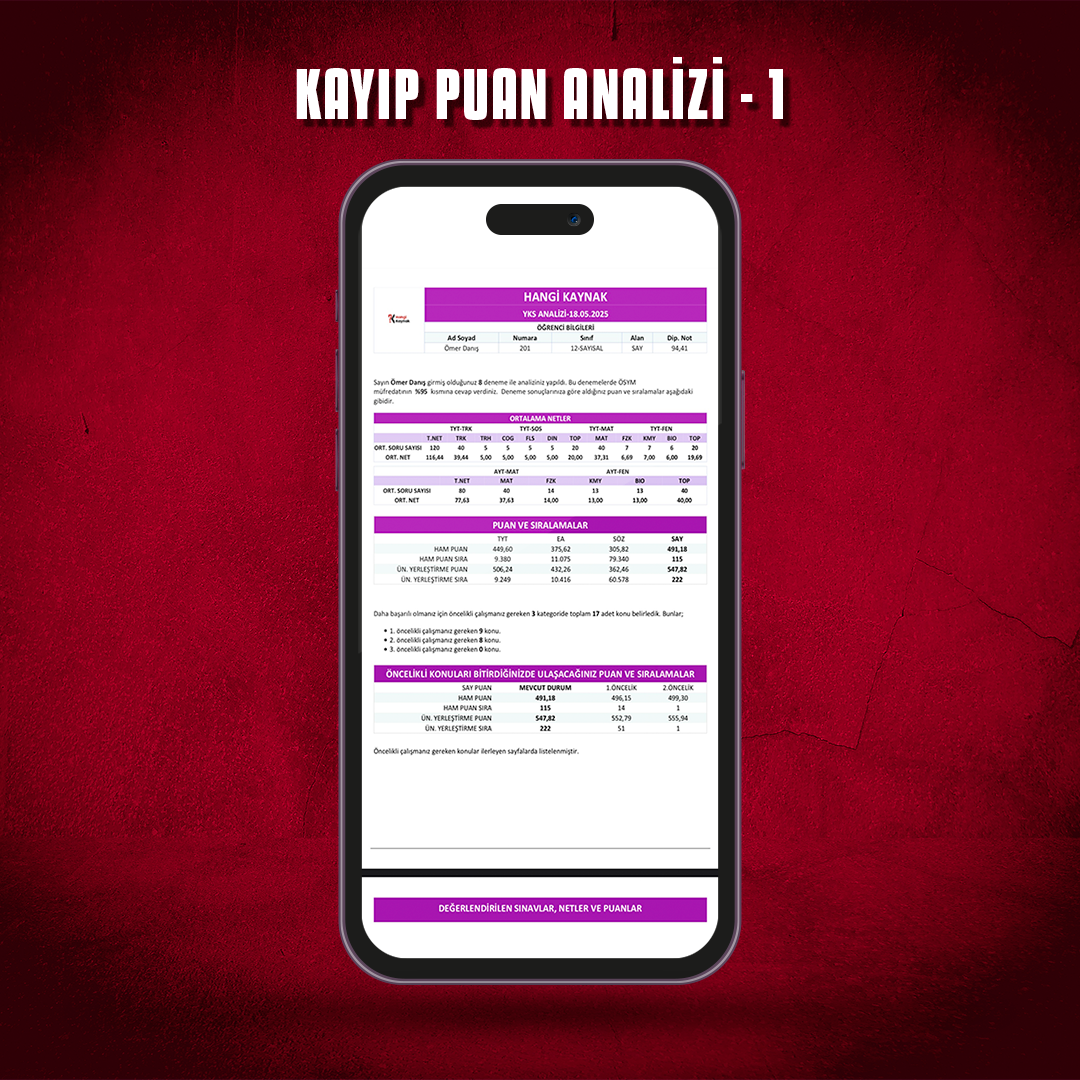 2026 TYT HAZİRAN SERİ DENEME PAKETİ