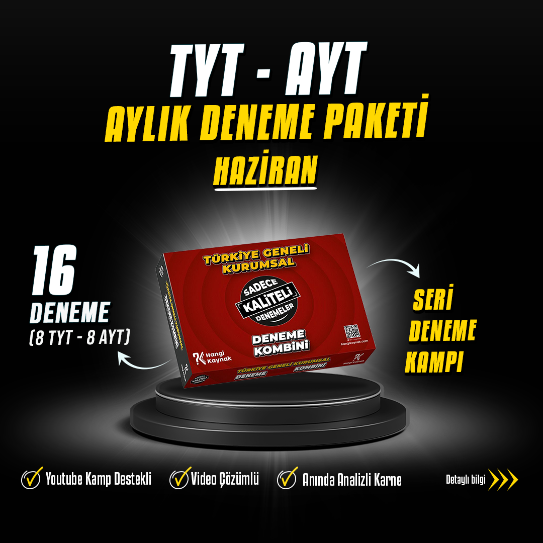 2026 YKS HAZİRAN SERİ DENEME PAKETİ 2026 YKS HAZİRAN SERİ DENEME PAKETİ