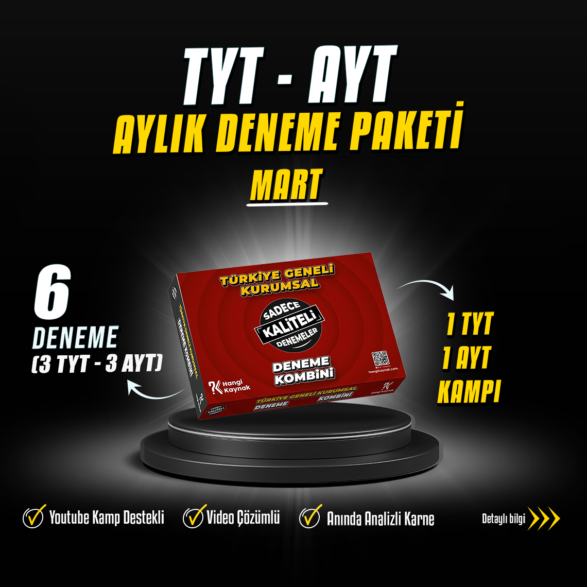 2026 YKS MART AYLIK DENEME PAKETİ