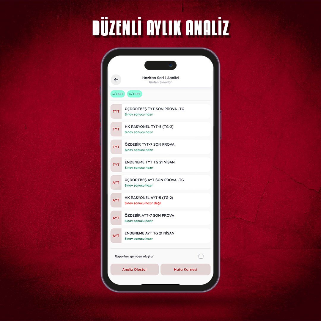 2026 YKS YAZ AYLIK DENEME PAKETİ