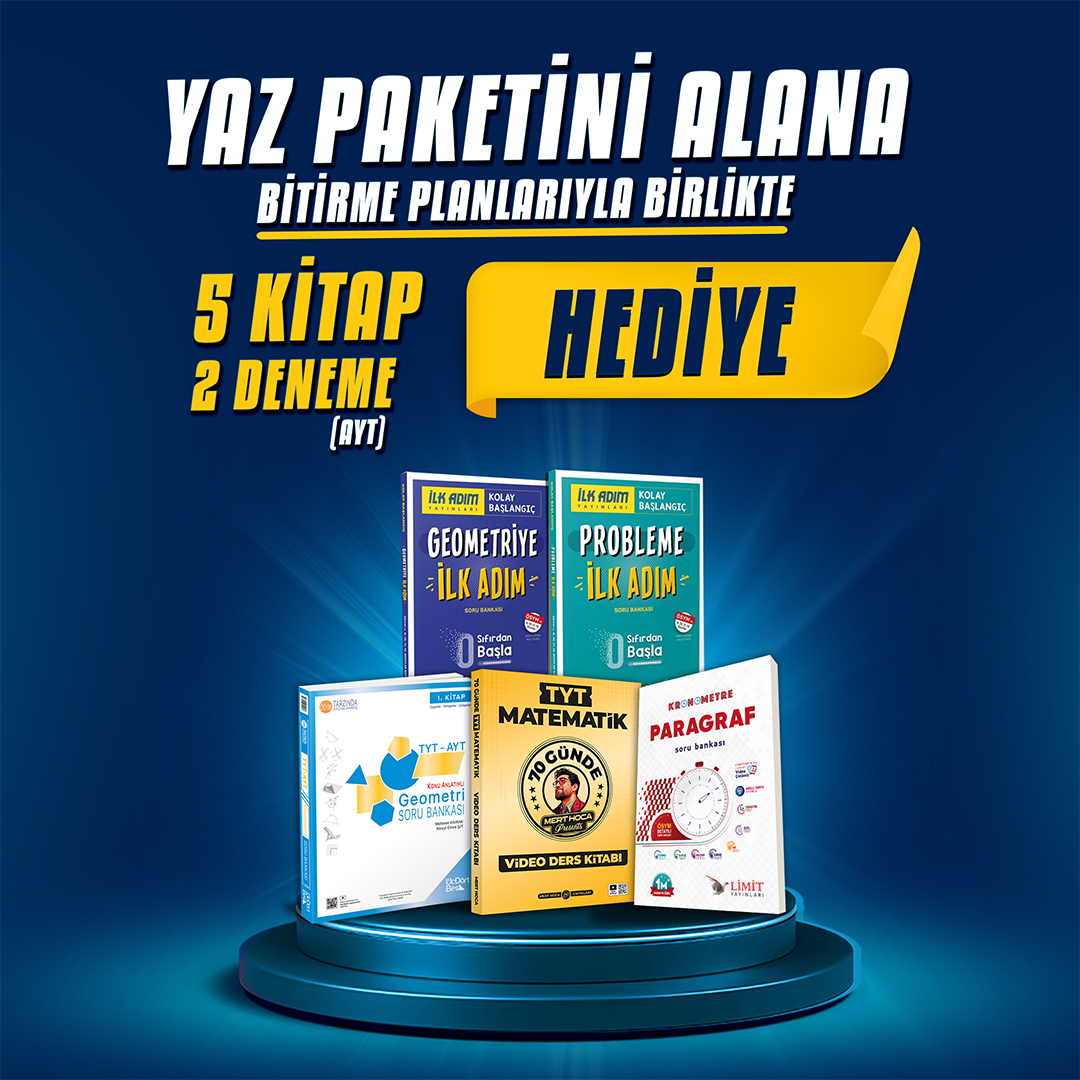 2026 YKS YAZ'DAN SINAVA KADAR DENEME PAKETİ 2026 YKS YAZ'DAN SINAVA KADAR DENEME PAKETİ