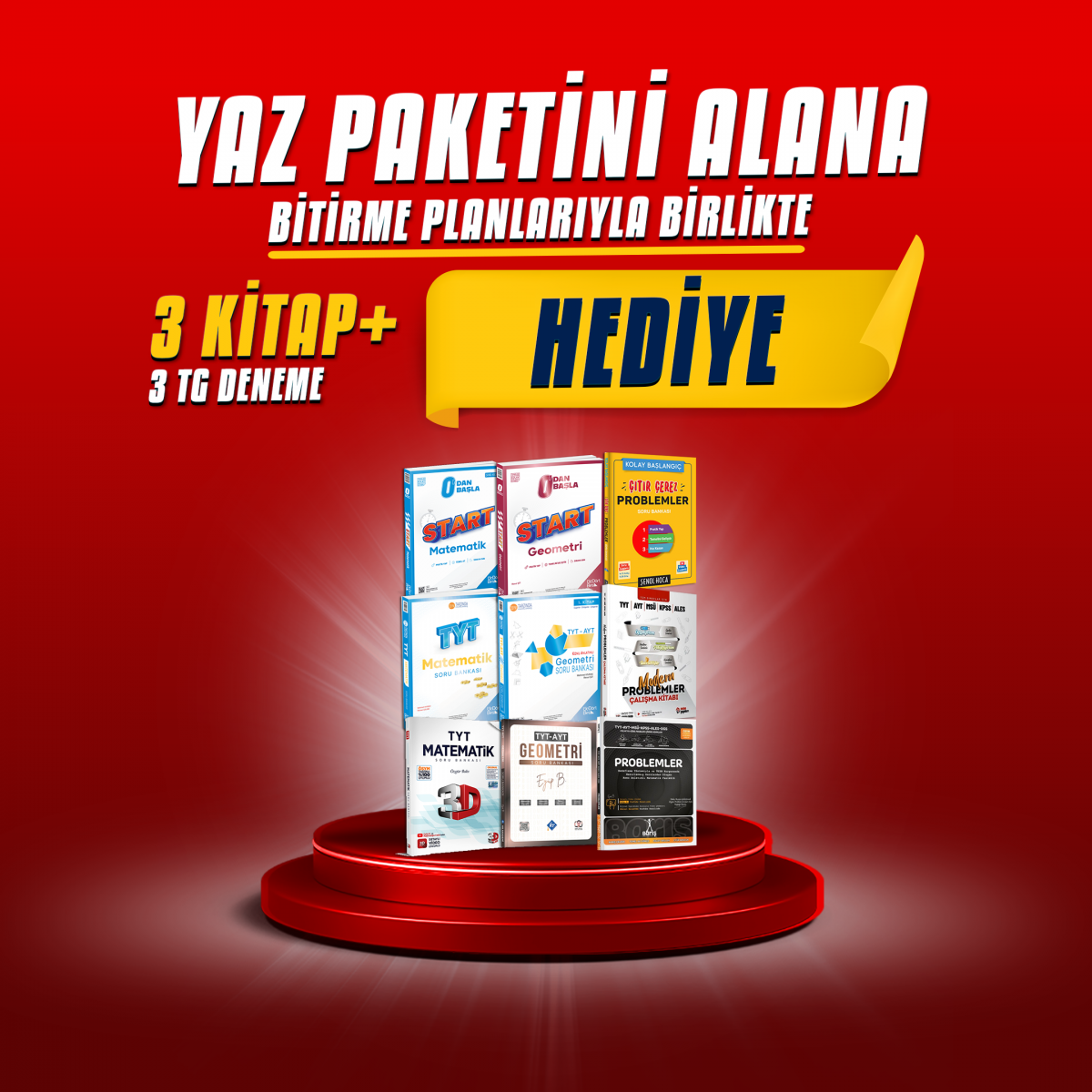 2027 TYT YAZ'DAN SINAVA KADAR DENEME PAKETİ