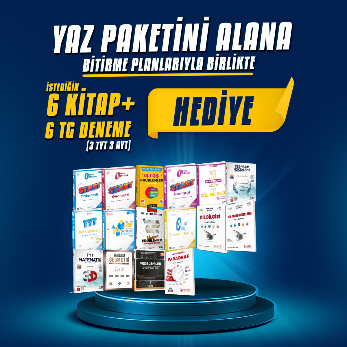 2027 YKS YAZ'DAN SINAVA KADAR DENEME PAKETİ