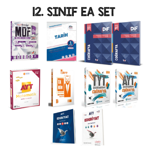 2026 EŞİT AĞIRLIK 12. SINIF OKUL KİTAP SETİ
