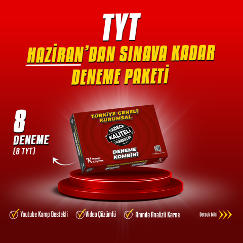 2026 TYT HAZİRAN SERİ DENEME PAKETİ