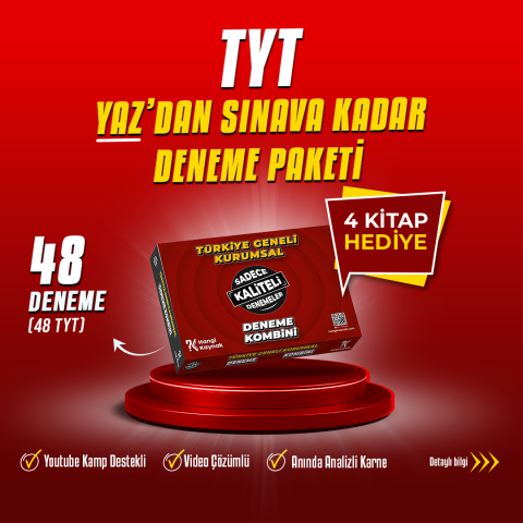 2026 TYT YAZ'DAN SINAVA KADAR DENEME PAKETİ