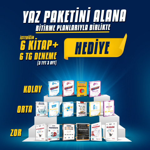 2027 YKS YAZ'DAN SINAVA KADAR DENEME PAKETİ