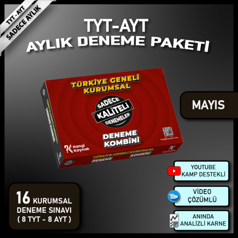 TYT-AYT MAYIS YARI SERİ DENEME PAKETİ
