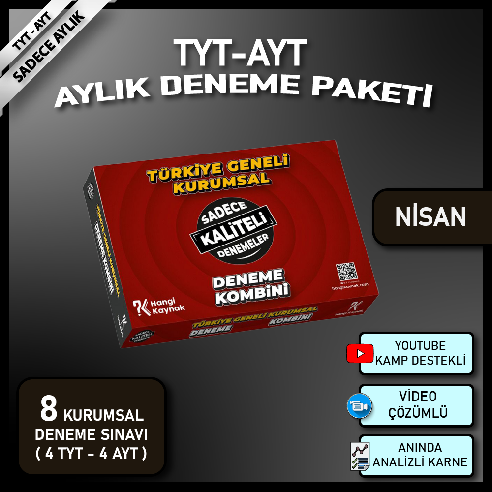 TYT-AYT NİSAN DENEME PAKETİ