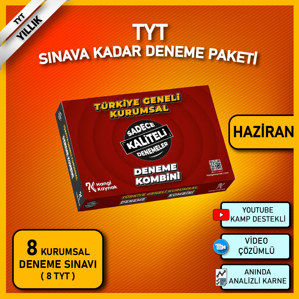 TYT HAZİRAN SERİ DENEME PAKETİ